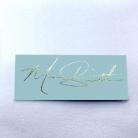 Personalised Signature Water Slide Decal